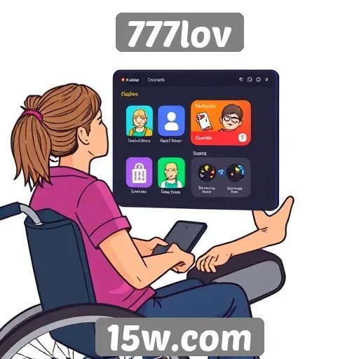 Acessibilidade e interface do usuário no 777lov